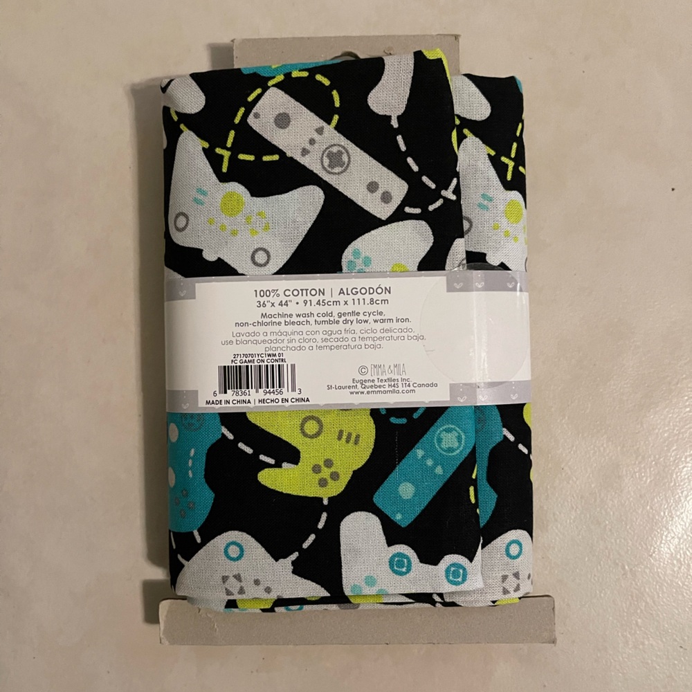 Gaming Controller Pattern Fabric by Waverly